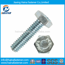 DIN933 Stock Blue Zinc Plated Hex Bolts